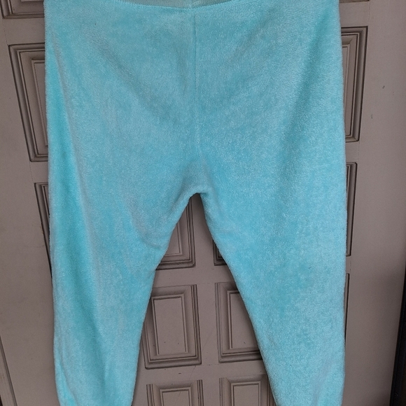 Justice Sleep Aqua Sleep Mode PJ Set Top/Bottom SzJXL(16 18) Fuzzy Warm Cute - Picture 10 of 16